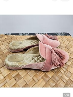 Birdies Pink Tassel Loafers Size 6.5